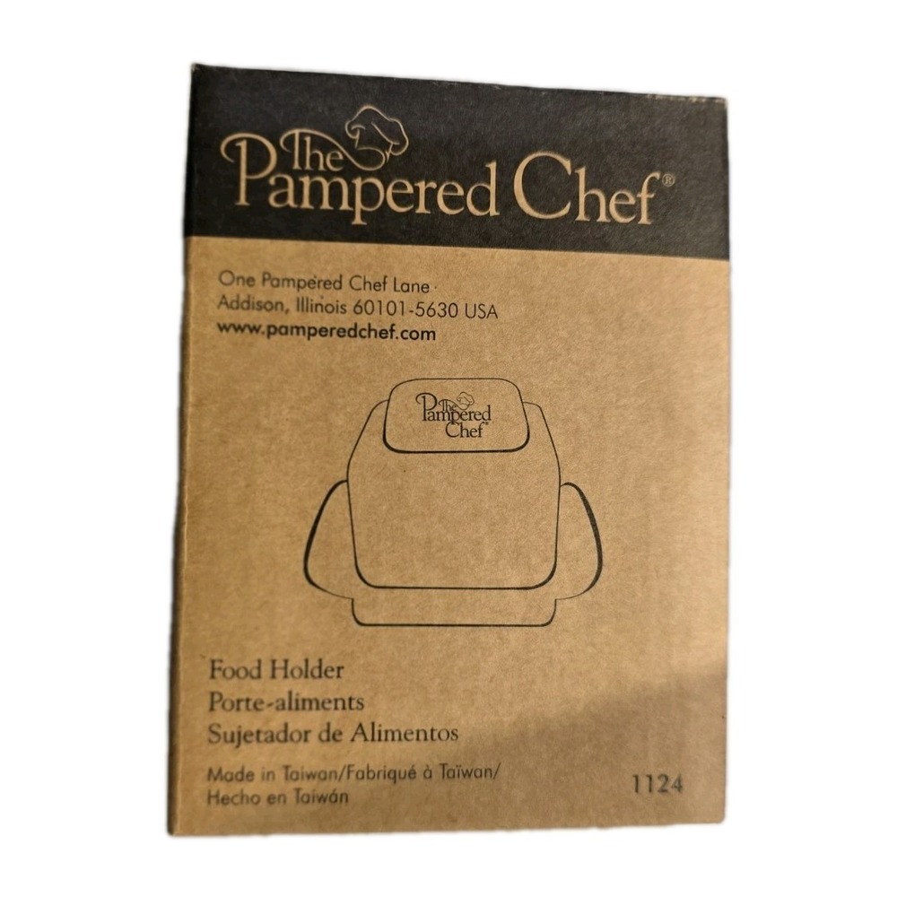 NEW!  Pampered Chef #1124‎ Food Holder For Microplane Shredder Grater